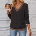  Love Kuza - Midnight Mocha Slimline Knit Top