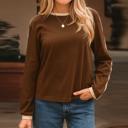  Love Kuza - Cocoa Sporty Stripe Top