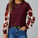  Love Kuza - Autumn Muse Floral Sleeve Top