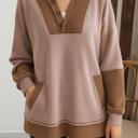 Brown Small Love Kuza - Mocha Mist Waffle Hoodie