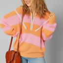  Love Kuza - Citrus Glow Quarter-Zip Sweater