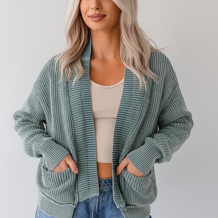 Love Kuza - Misty Bay Chenille Cardigan