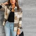  Love Kuza - Mocha Patchwork Shacket