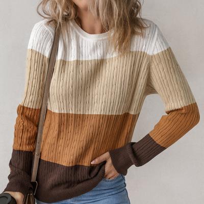 Love Kuza - Autumn Horizon Cable Knit Sweater