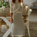  Love Kuza - Coastal Stripe Knit Set