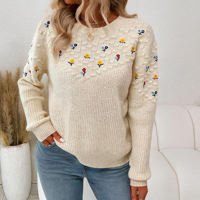 Love Kuza - Blooming Whispers Knit Sweater