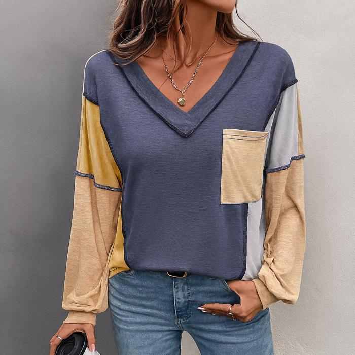 Love Kuza - Golden Horizon Patchwork Top