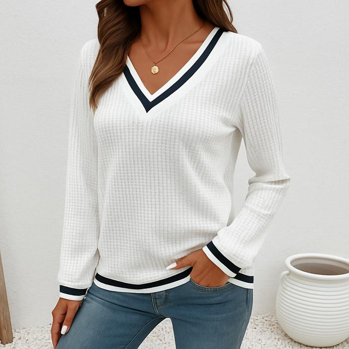 Love Kuza - Urban Edge Waffle Knit Top