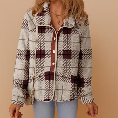 Love Kuza - Highland Haven Plaid Sherpa Jacket