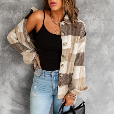 Love Kuza - Mocha Patchwork Shacket