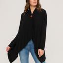 Black Medium Love Kuza Belong - Midnight Flow Drape Cardigan