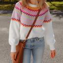  Love Kuza - Frosted Horizon Fair Isle Sweater