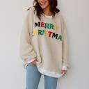  Love Kuza - Merry & Bright Sherpa Pullover