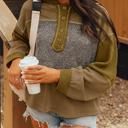 Green Small Love Kuza - Timber Trail Henley Hoodie