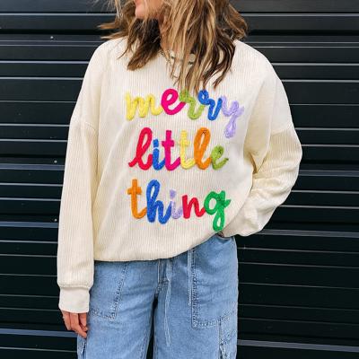 Love Kuza - Merry Little Thing Corded Sweatshirt