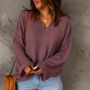  Love Kuza - Mauve Bliss Waffle Knit Top