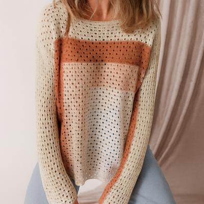 Love Kuza - Sunset Glow Crochet Pullover