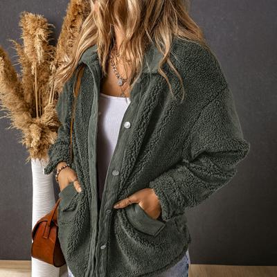 Love Kuza - Ever-grey green Escape Sherpa Jacket
