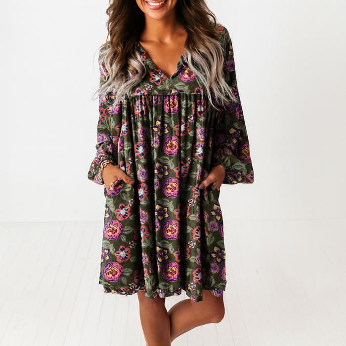 Love Kuza - Wild Bloom Boho Dress