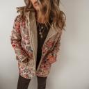 Love Kuza - Boho Bloom Sherpa Jacket