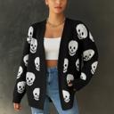  Love Kuza Skull Society Knit Cardigan