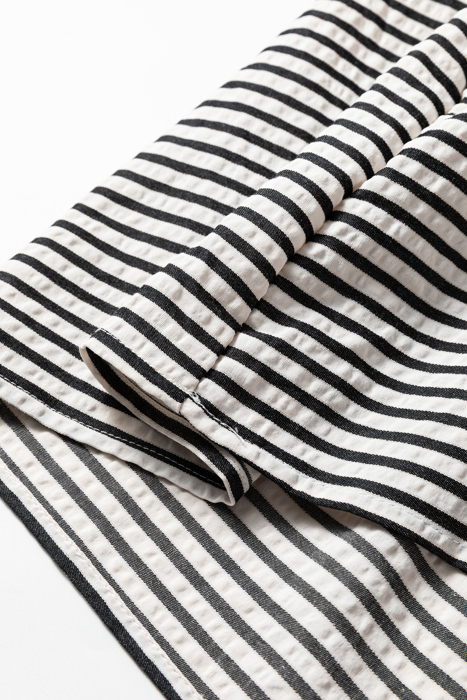 <.>- Breton Ruffle Breeze Midi Dress