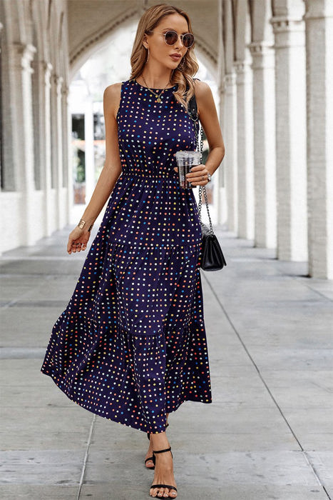 Love Kuza Starry Night Sleeveless Maxi