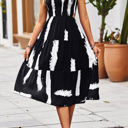 Black Small Love Kuza Canvas Couture Tiered Dress