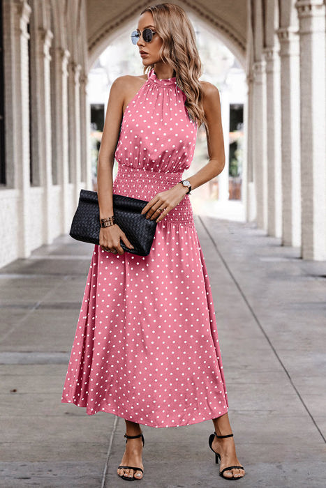 Love Kuza Dotty Delight Maxi Dress