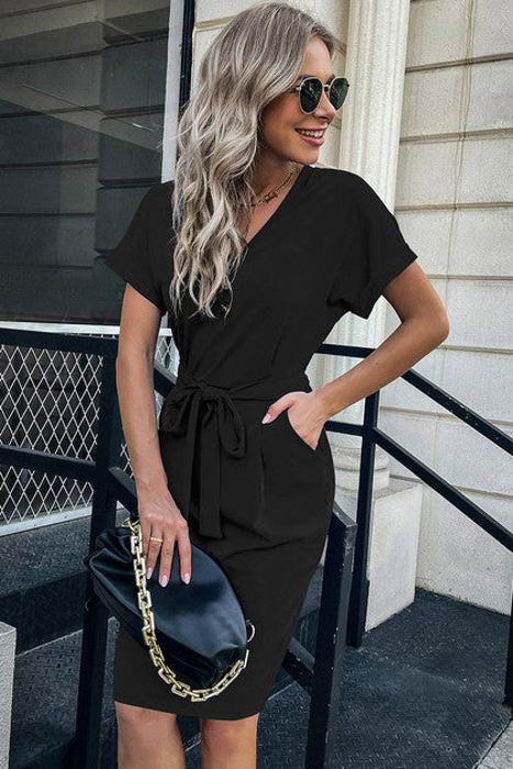 Love Kuza Button Everyday Ease Dress