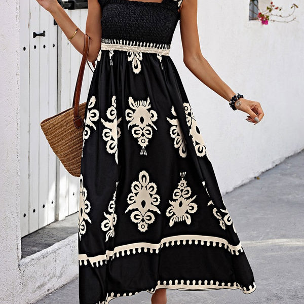 Love Kuza Regal Square Neck Maxi Dress | Jane.com