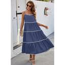 GREY BLUE Small Love Kuza Wave Trim Wonder Maxi