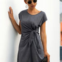 Charocal Small Love Kuza Knottingly Chic T-Shirt Dress