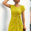 Yellow Medium Love Kuza Knottingly Chic T-Shirt Dress