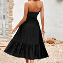 Black Large Love Kuza Garden Muse Dress