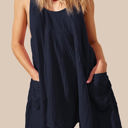 Navy Medium Love Kuza Breezy Backtie Coverup Tunic Dress