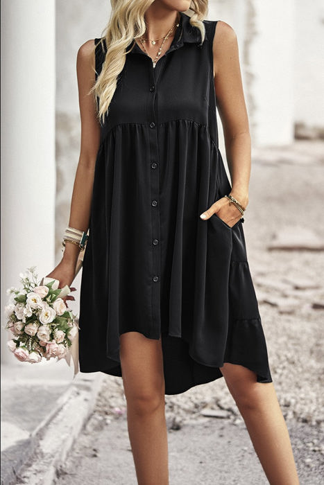 Love Kuza Breezy Tier Shirt Dress