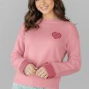  Love Kuza - Sweet Little Gingham Knit Sweater