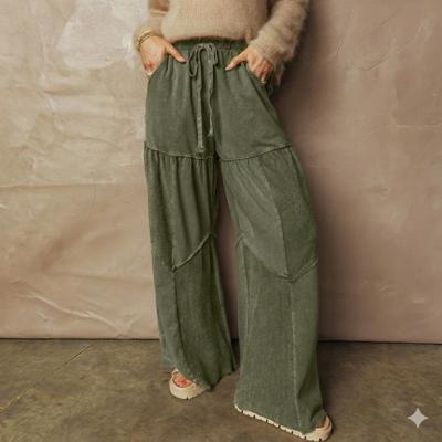 Love Kuza - Olive Drift Patchwork Lounge Pant