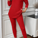  Love Kuza - Crimson Cozy Lounge Set
