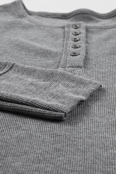 Love Kuza - Weekend Waffle Henley