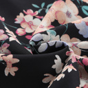  - Midnight Blossom Ruffle Blouse