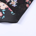  - Midnight Blossom Ruffle Blouse