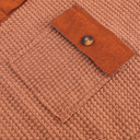  Love Kuza - Rustic Ember Waffle Knit Pullover