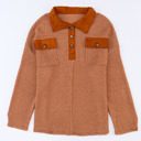  Love Kuza - Rustic Ember Waffle Knit Pullover