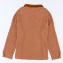  Love Kuza - Rustic Ember Waffle Knit Pullover