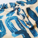  - Azure Scribble Bloom Top