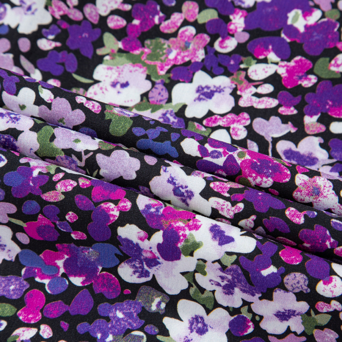 Love Kuza - Violet Bloom Tassel Blouse