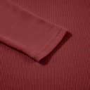  Love Kuza - Crimson Hearth Waffle Henley