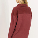  Love Kuza - Crimson Hearth Waffle Henley